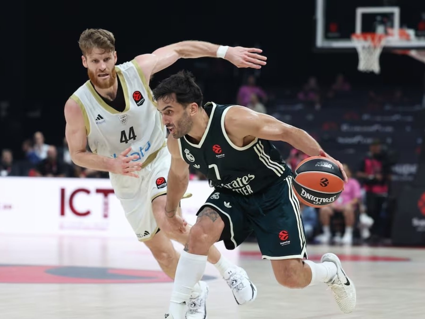Madrid se cayó en el último escalón: Campazzo y Deck no pudieron evitar la derrota por un punto en Dubai