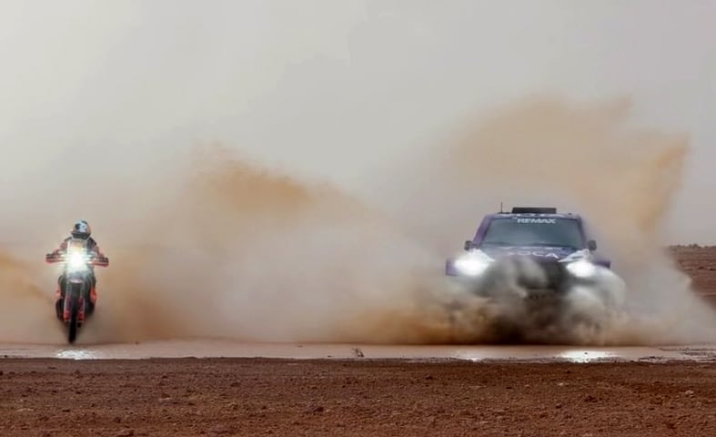 Cavigliasso y Pertegarini se mandan a la máxima y hay 18 argentinos en el barro marroquí