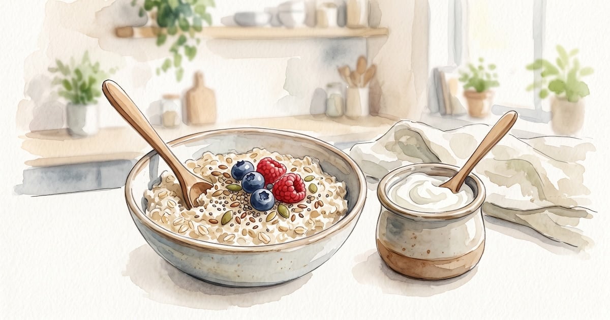 Avena y yogur griego: dos aliados cotidianos para destrabar el tránsito intestinal, cada uno con su aporte