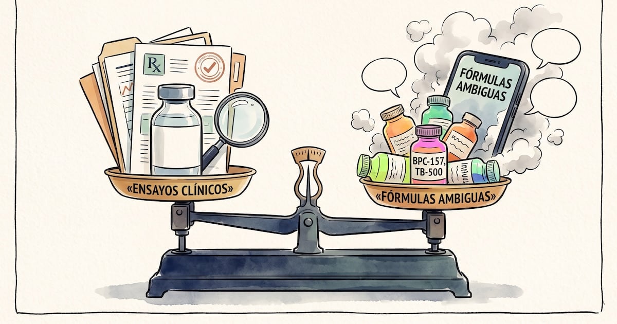 Péptidos bajo la lupa: por qué no todos sirven para lo mismo y qué dice la evidencia disponible