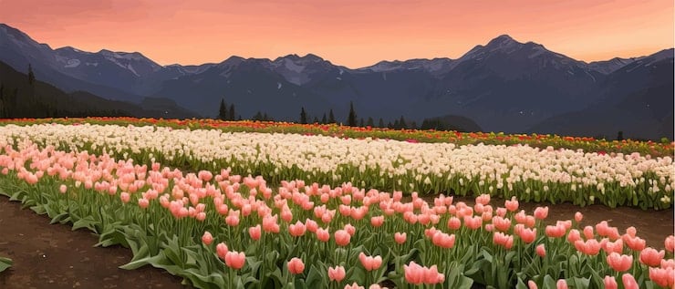 Trevelin despliega su manto de tulipanes: la temporada 2026 abre el 7 de octubre con la floración más esperada de la cordillera chubutense