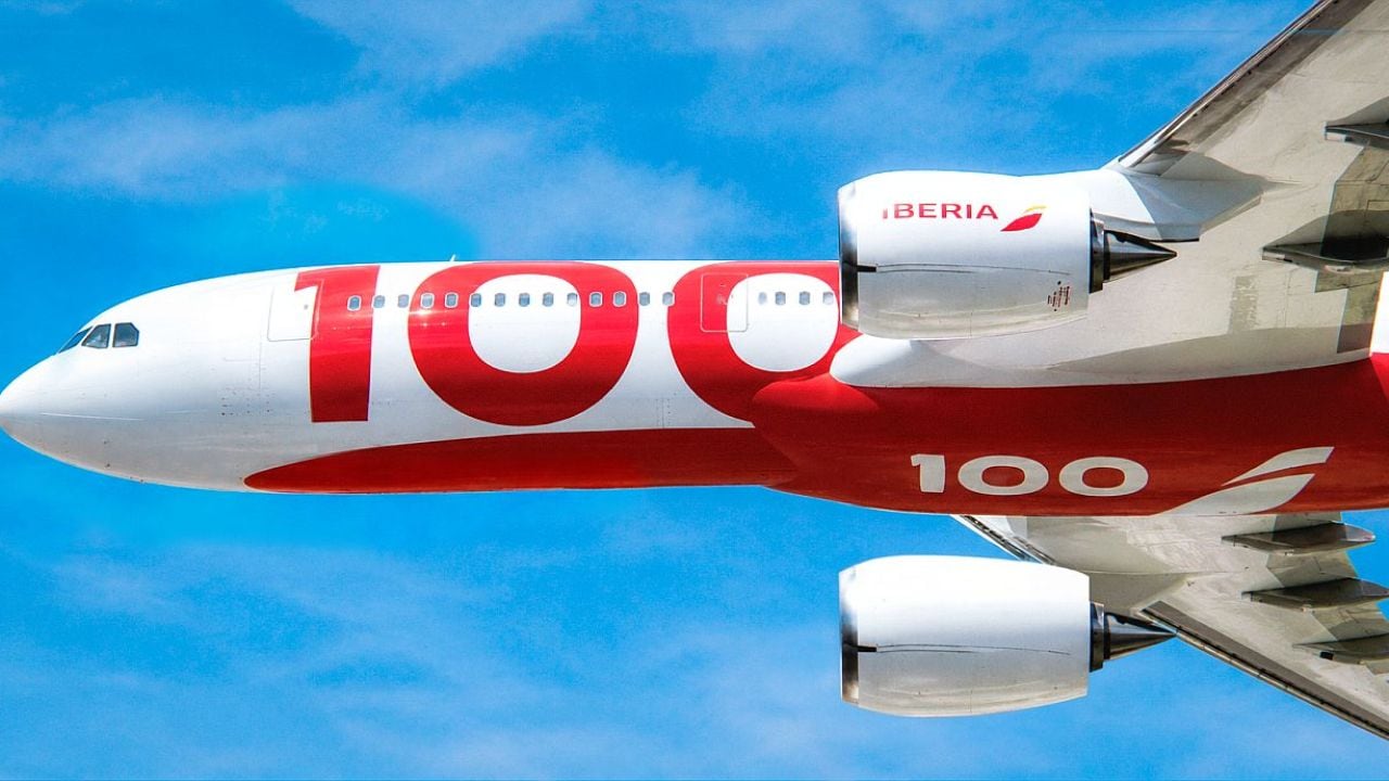 Iberia llega a su centenario con una flota renovada y wifi satelital sin costo en toda la cabina