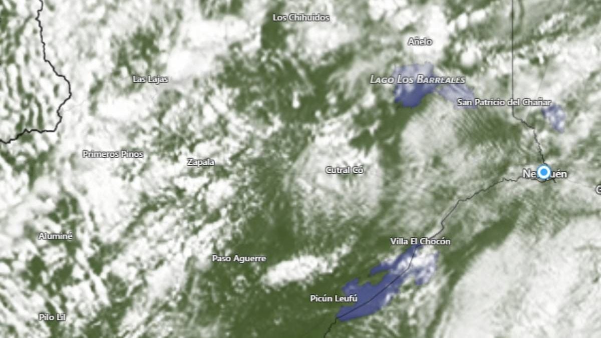 Semana movida en Neuquén: nubes que no se van, viento que crece y un domingo que se caldea hasta los 24 grados