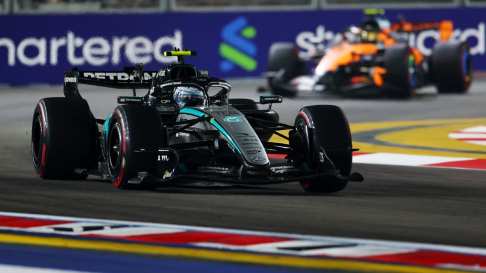 Mercedes lleva su (actual) paquete de mejoras a Austin